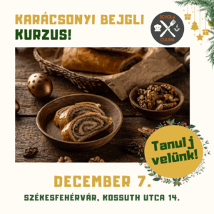Bejgli kurzus, ahogy nagymamáink tanították: December 7. 10:00-14:00 között